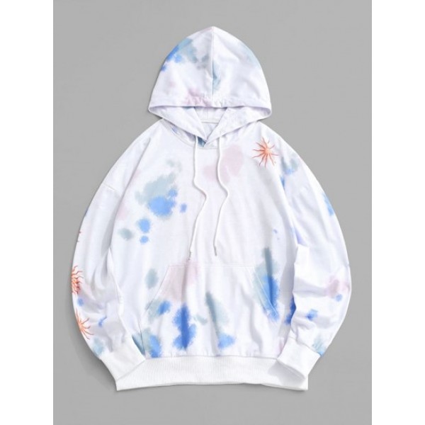 Tie Dye Flame Deeper Under-standing Graphic Hoodie