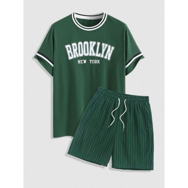 BROOKLYN NEW YORK Printed Short Sleeves ...