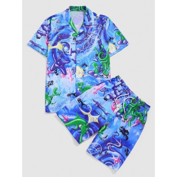 Marine Life Vacation Shirt And Shorts Se...