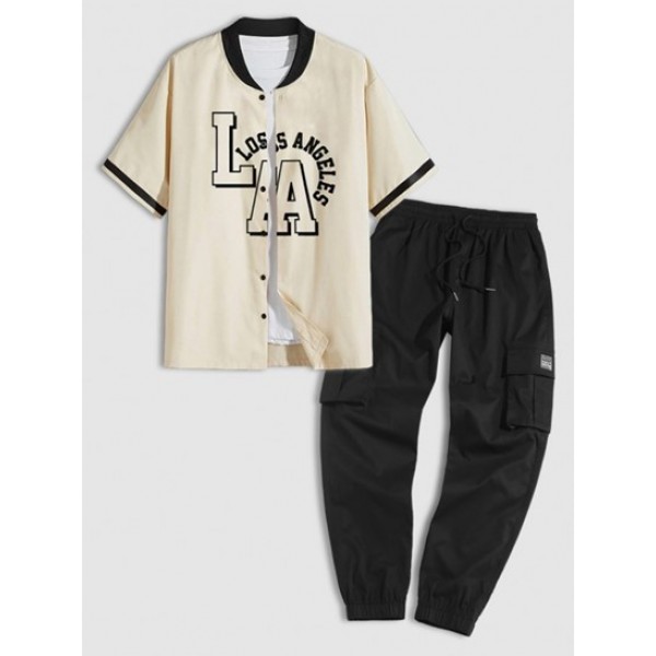 LOS ANGELES Baseball Shirt With Streetwe...