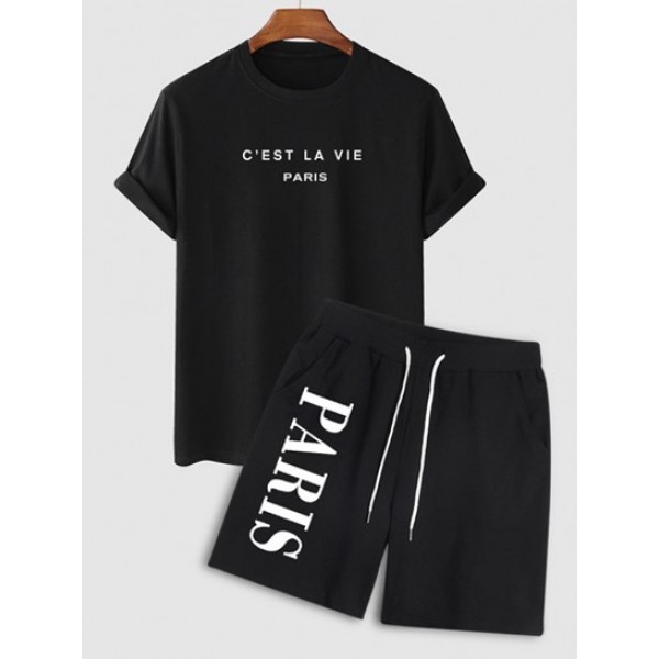 C'EST LA VIE PARIS T Shirt With Sweat Sh...