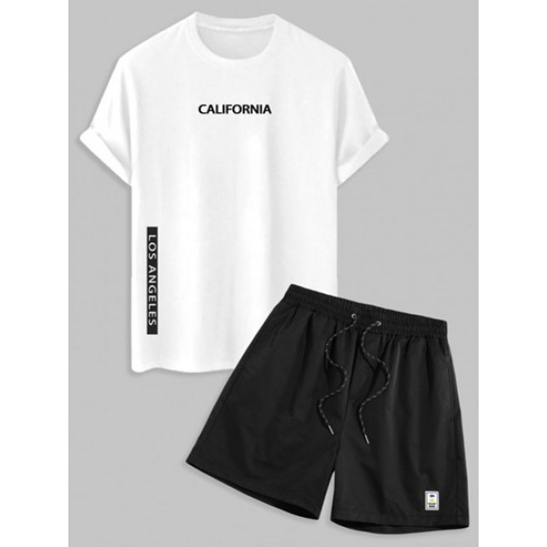 Men's Letter CALIFORNIA LOS ANGELES Prin...