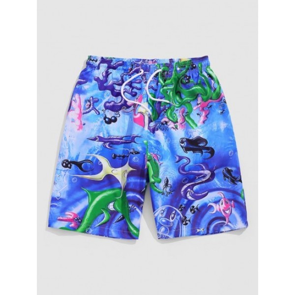 Marine Life Vacation Shirt And Shorts Set